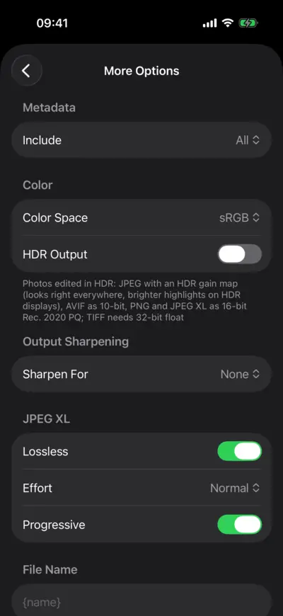 More Options for JPEG XL: Lossless, Effort and Progressive